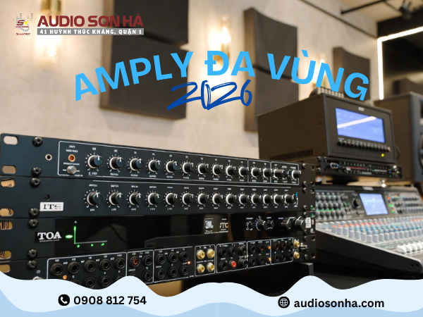 Amply Đa Vùng Cho Quán Cà Phê Nhà Hàng – Giải Pháp Âm Thanh Đỉnh Cao Tại Audio Sơn Hà