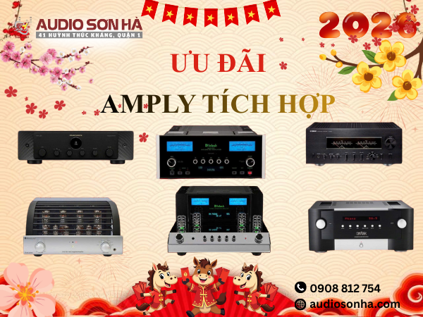 Amply Tích Hợp Ưu Đãi Tết Cuối Năm Audio Sơn Hà – Giảm Sốc 20-35% 