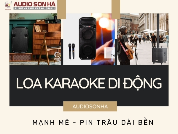 Loa Karaoke Di Động Mạnh Mẽ - Pin Trâu Dài Bền