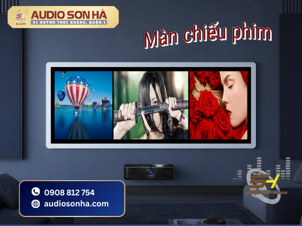 Màn Chiếu Phim 2026: Công Nghệ Chống Ánh Sáng Ban Ngày – Xem Phim Sáng Phòng Vẫn Sắc Nét Như Rạp