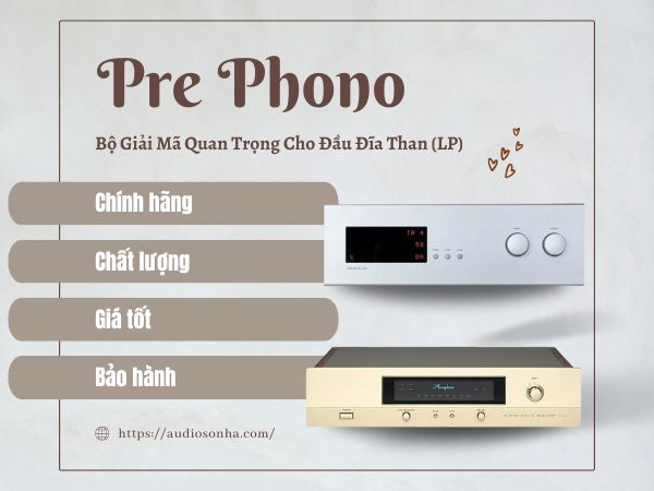 Pre Phono – Bộ Giải Mã Quan Trọng Cho Đầu Đĩa Than (LP)