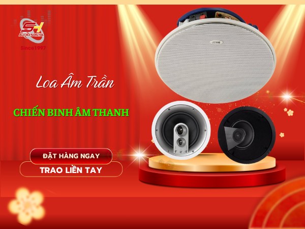 Top 5 loa âm trần 'nhỏ nhưng có võ' trong phân khúc 10 triệu tại Audio Sơn Hà