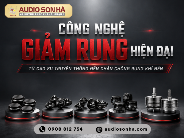 Ứng Dụng Chân Chống Rung Vào Dàn Âm Thanh
