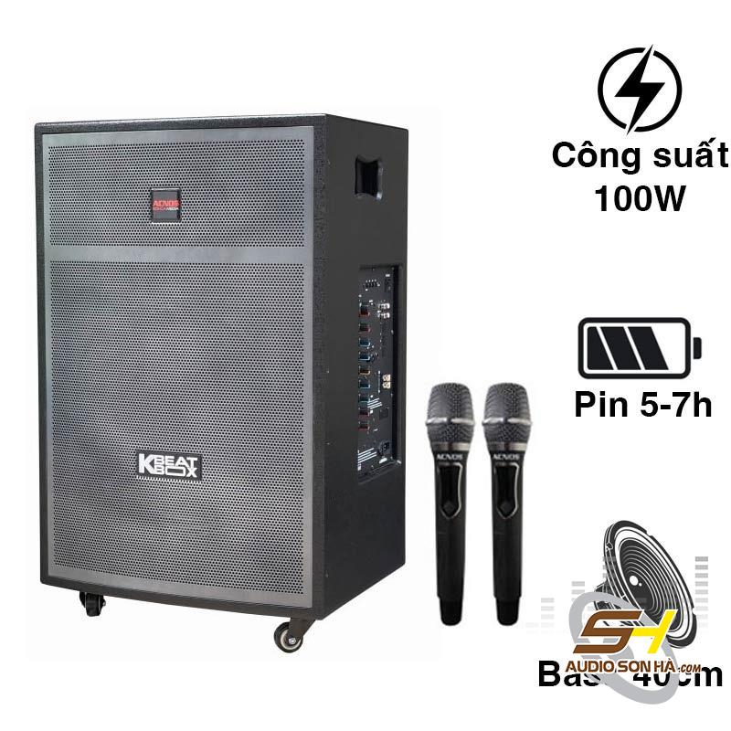 Loa  ACNOS CB404GD/ BLUETOOTH 5.0/ BASS 40CM/ 450W / PIN 5 GIỜ