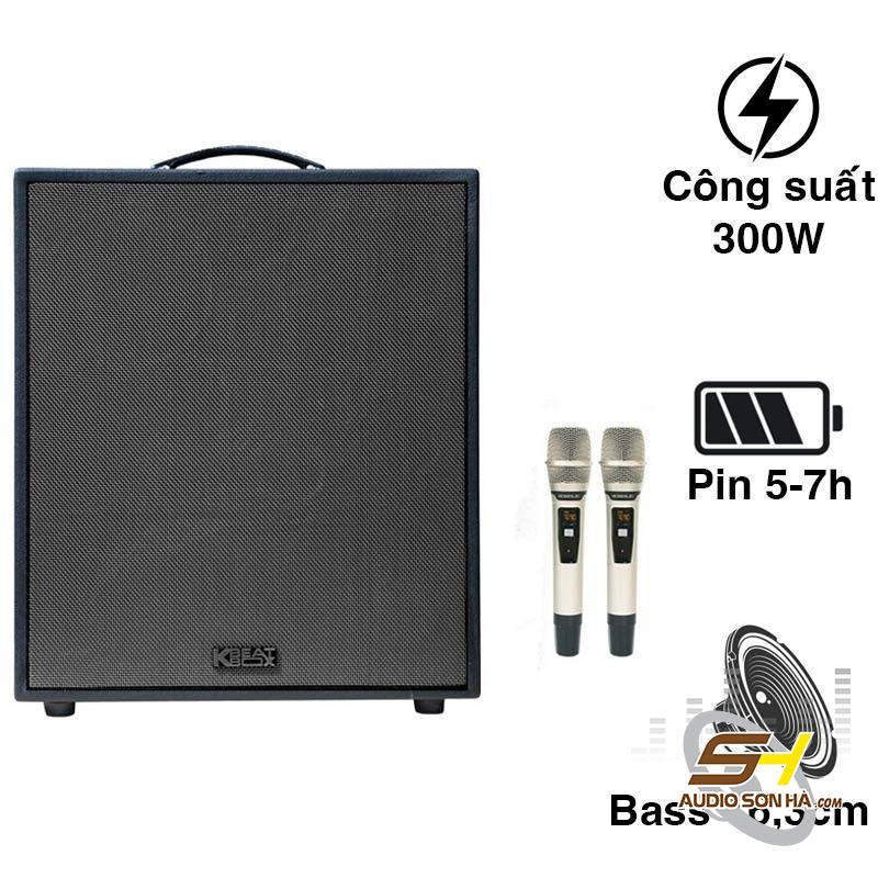  LOA  ACNOS CS550 /BLUETOOTH 5.0/BASS 4X20CM/PIN 5 GIỜ/300W