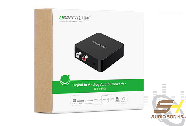 Bộ Converter Ugreen Optical - Coaxial sang RCA