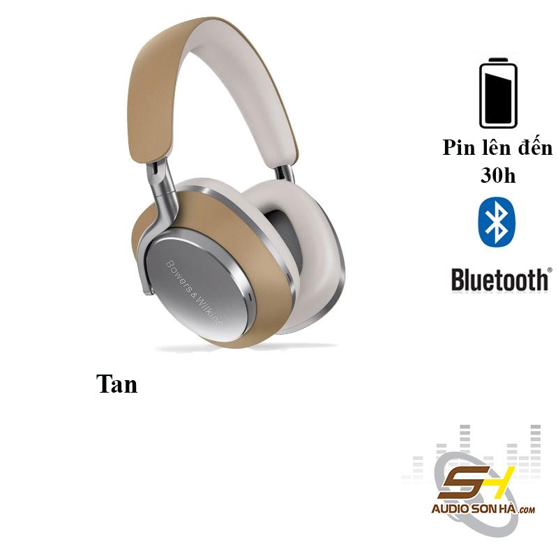 TAI NGHE CHỤP TAI  WIRELESS  B&W PX8/PIN 30 GIỜ/NOISE CANCELLING