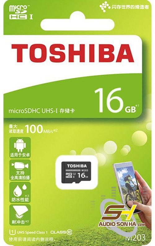 Thẻ nhớ Toshiba MicroSD 16GB
