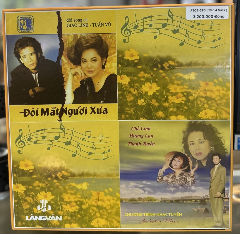 Băng cối Giao Linh - Tuấn Vũ đôi mắt người xưa ( 10 inch , 4 track )