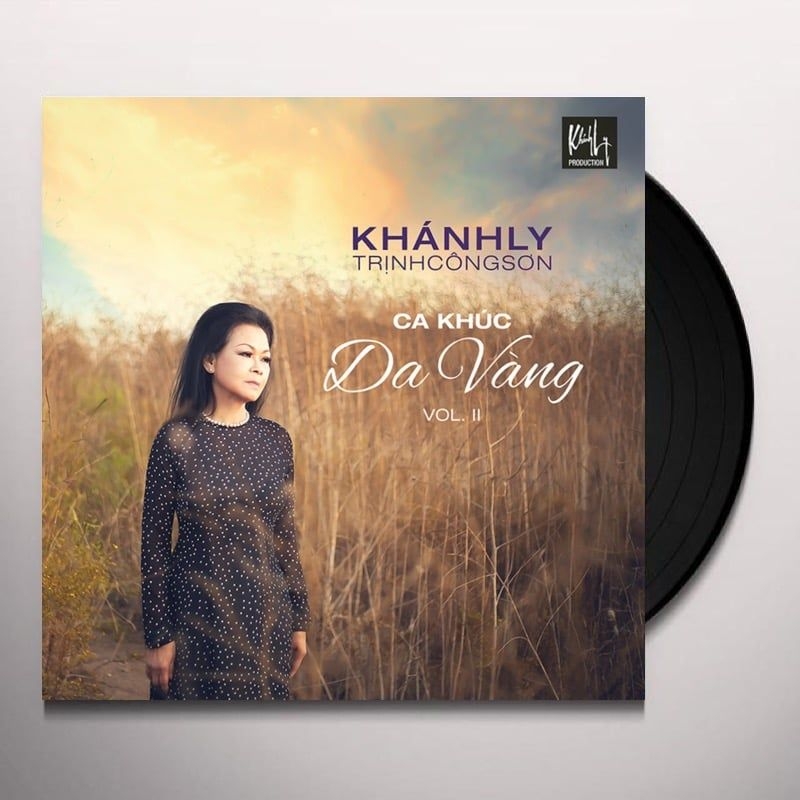 Đĩa LP Khánh Ly ca khúc da vàng vol II