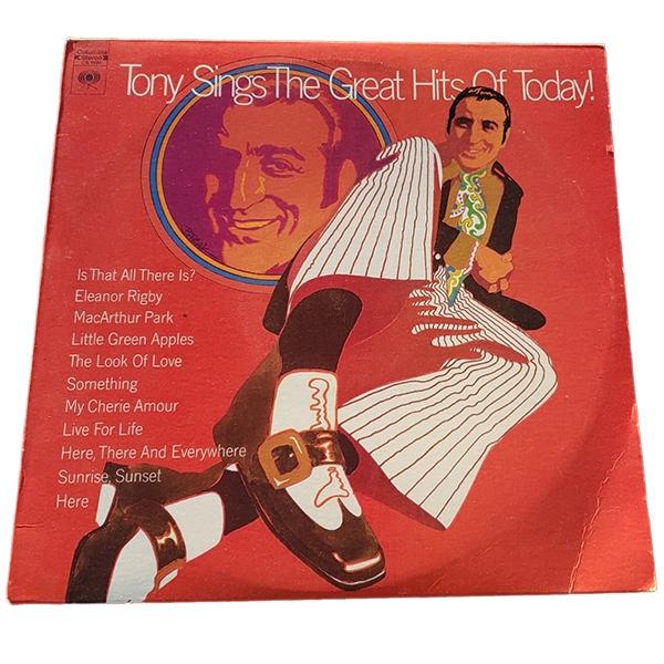 Đĩa LP Tony Bennett Tony Sings The Great Hits of Today