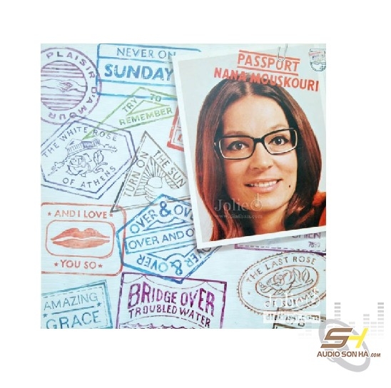 Đĩa than Nana Mouskouri Never on sunday
