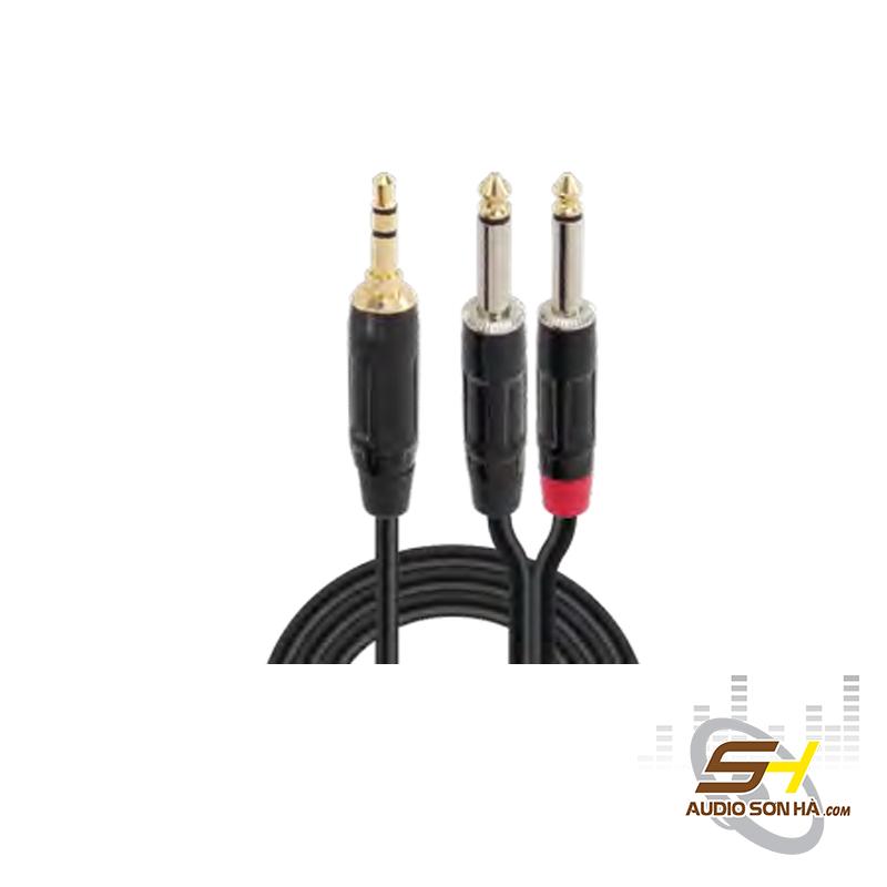Dây 3.5mm ra 2 đầu 6mm Mono 3m Tenuto ( TBDJJ106 )