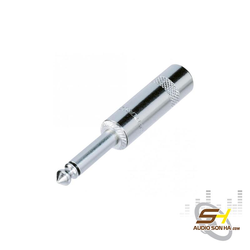 Jack 6.35mm Mono REAN NYS201 – Đầu Jack 6 Ly TS Chuyên Nghiệp Mạ Niken