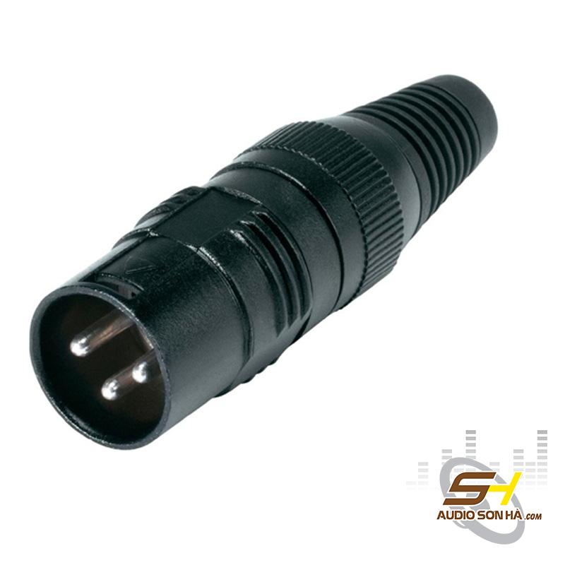 Jack XLR Đực HICON HI-X3CM-V – Đầu Nối Canon 3 Pin Chuyên Nghiệp