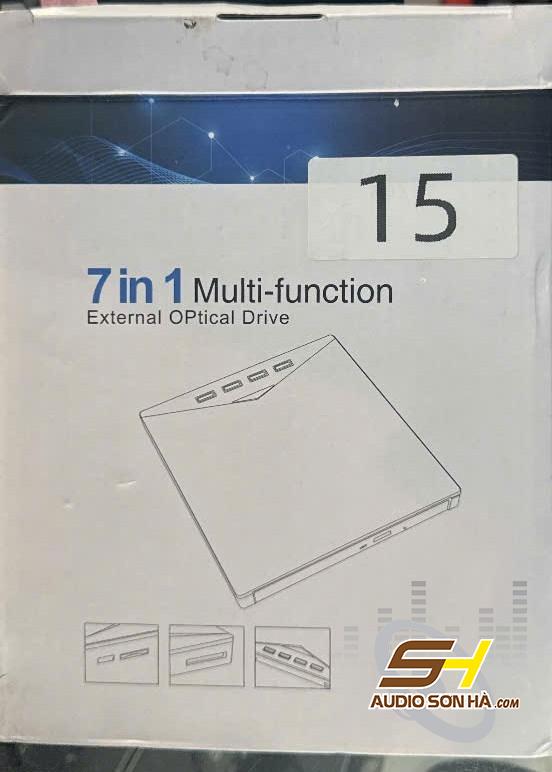 7 in 1 multi-function external optical drive