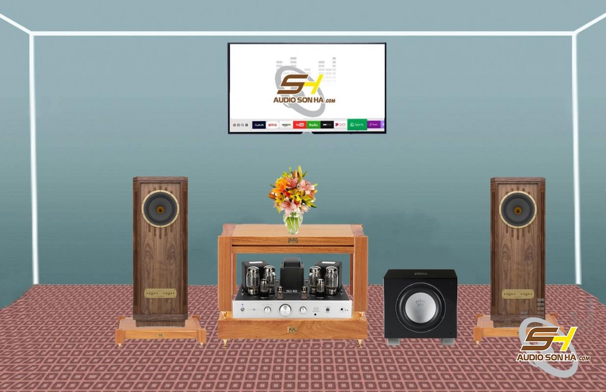 Hệ thống nghe nhạc Loa Tannoy Kensington GR & Amply Cary Audio SLI-80HS / TẶNG SUB Rel T9x