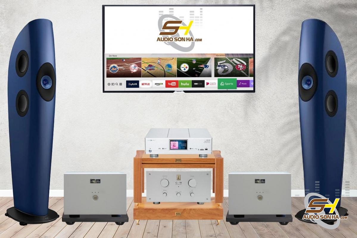 Hệ thống nghe nhạc cao cấp KEF BLADE Two Meta - Goldmund - Kondo - Cary Audio