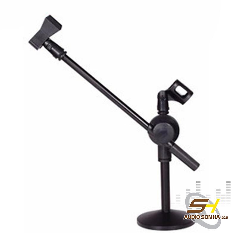 Chân micro để bàn 2mic