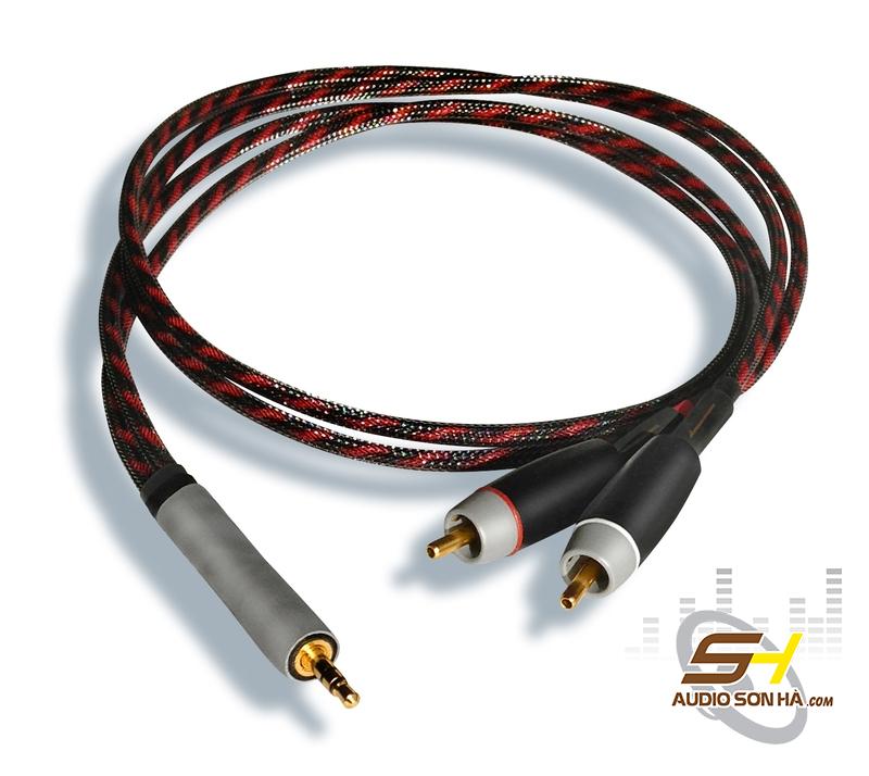 Audience OHNO Stereo Mini to RCA 1m/3.5mm ra 2 đầu hoa sen