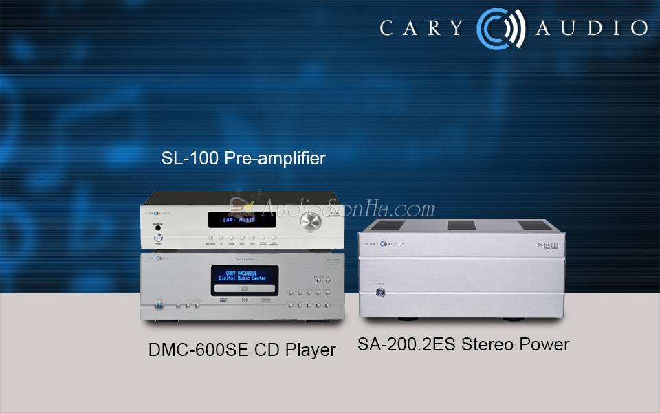 Combo Hi End Cary Audio SA-200.2ES & SL-100