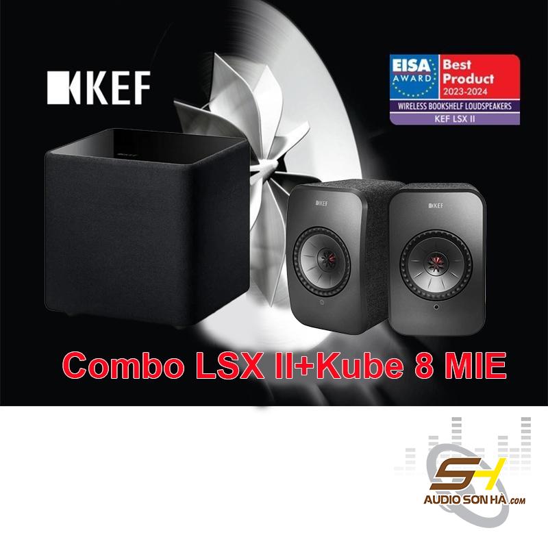 Combo Loa KEF LSX II & Sub Kube 8 MIE 