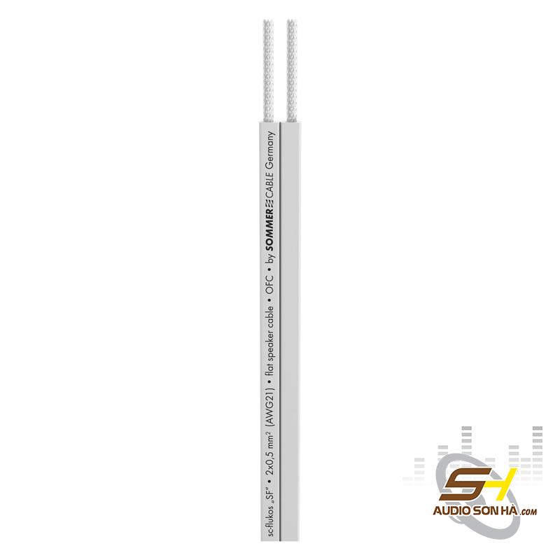 Dây Loa Siêu Mỏng Sommer SC-Flukos 2 x 0.5mm² OFC – Cáp Loa Dán Tường Gần Như Vô Hình
