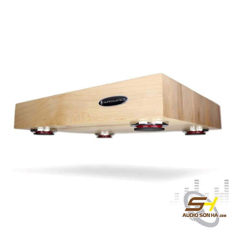 Bệ cách ly bằng gỗ phong IsoAcoustics DELOS 1815M2 cho bàn xoay đĩa (45cmx38cmx3cm)