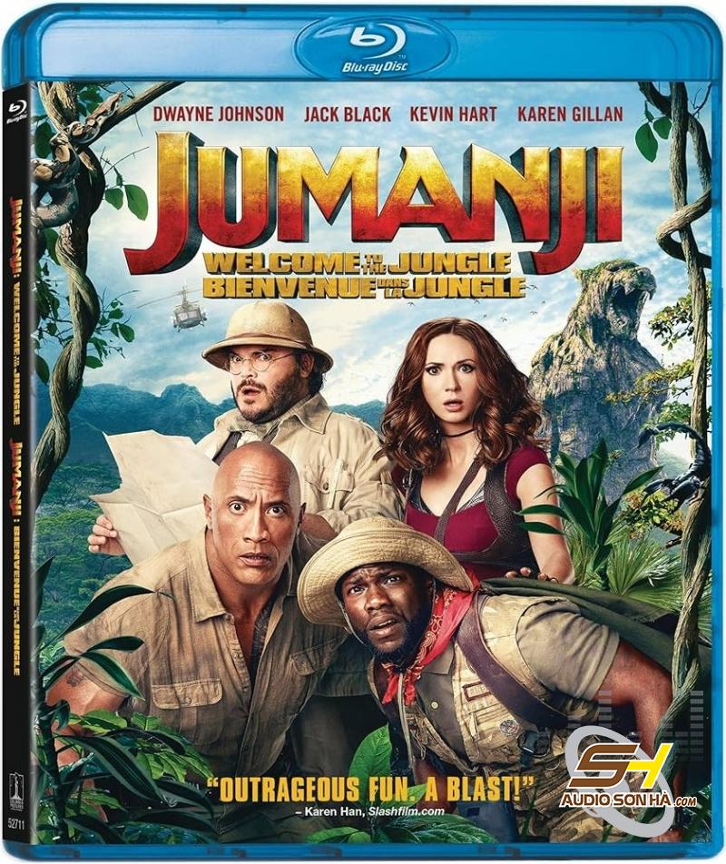 Đĩa Bluray Jumanji Welcome To The Jungle