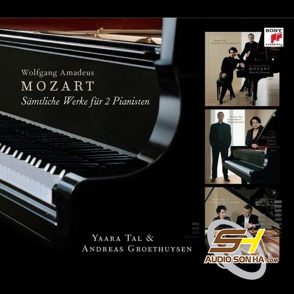 Đĩa CD  Wolfgang Amadeus Mozart Samtliche Werke Fur 2 Pianisten ( Bộ 3 Đĩa )