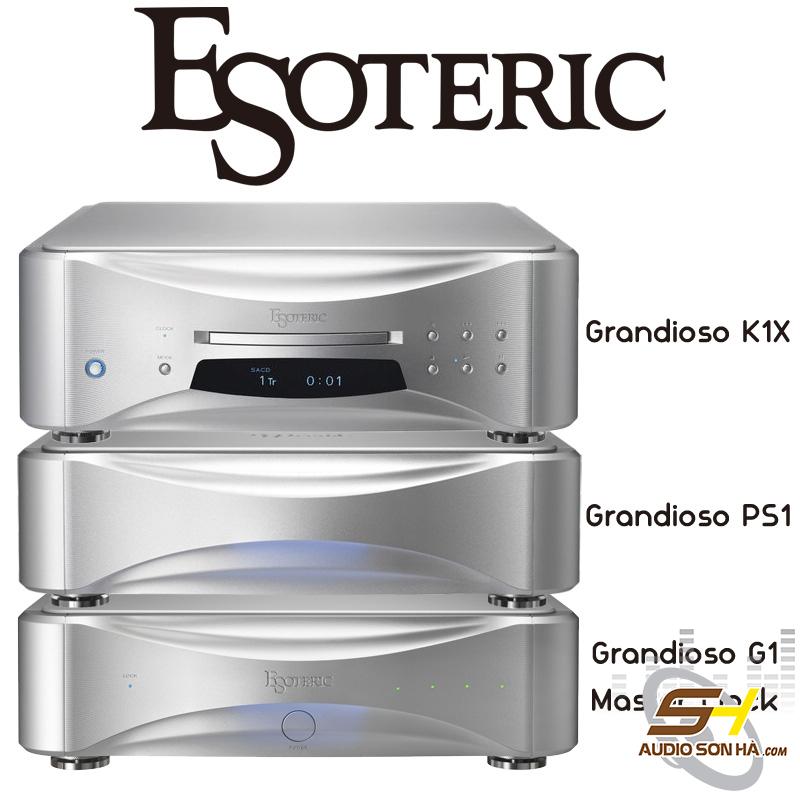 Hệ thống Esoteric Grandioso G1 - PS1 - K1X, CD/SACD/Master Clock, Nguồn PS1, Xuất xứ: Tokyo, Japan