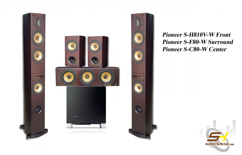 Hệ thống loa xem phim 5.1 Pioneer S-H810V
