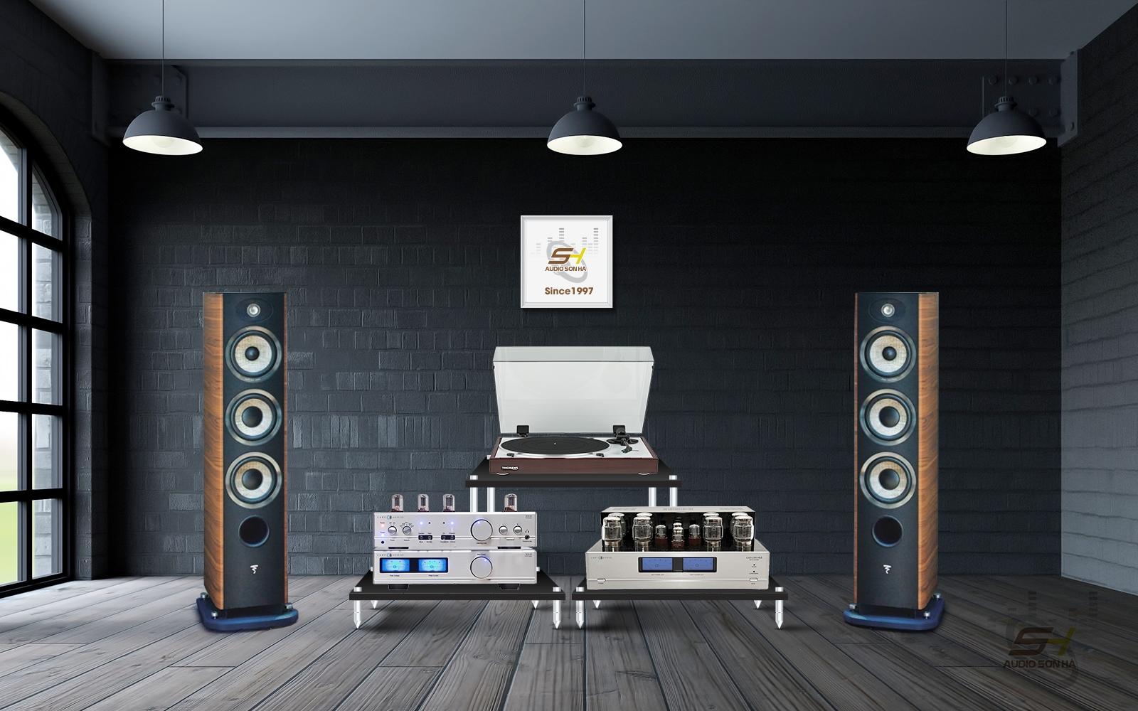 Hệ thống nghe nhạc Focal 948 và Cary Audio CAD-120S - SLP-05 TẶNG