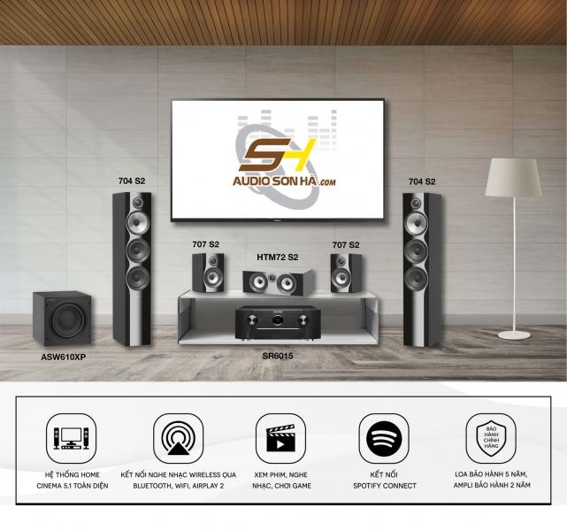 Hệ thống nghe nhạc Xem phim Hi End B&W & Mazantz