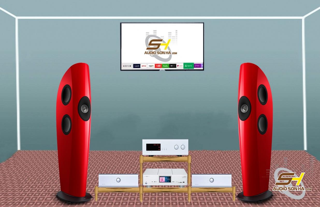 Hệ thống nghe nhạc KEF - Cary Audio - Soulution