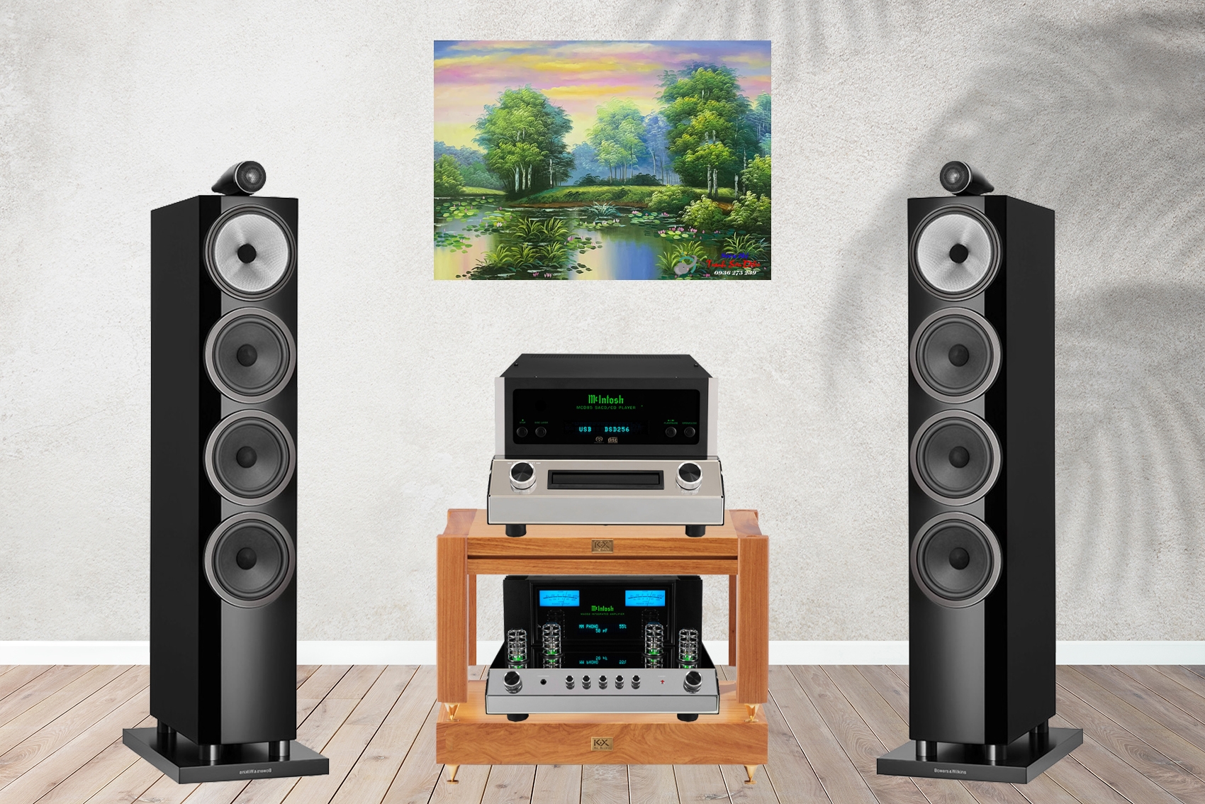 Hệ thống nghe nhạc Loa B&W 702 S3 - McIntosh / TẶNG 
