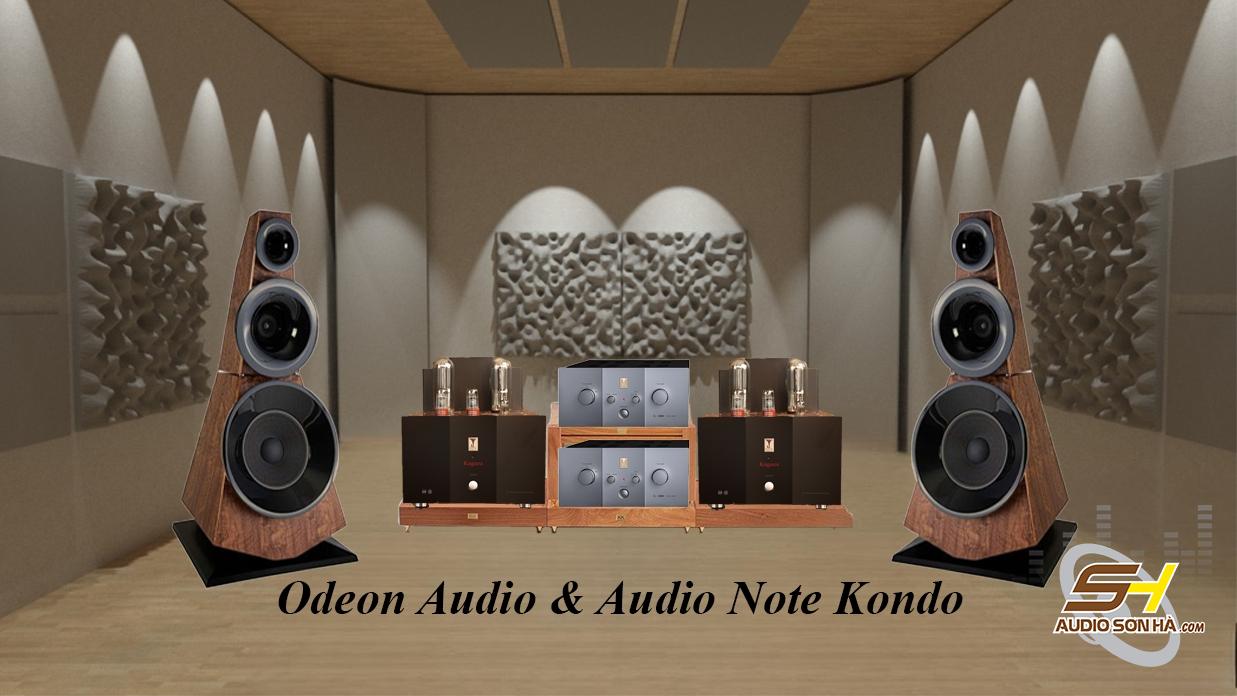 Hệ thống nghe nhạc(Loa Odeon Audio Carnegie - Kondo Kagura 2i - G1000i PreAmp)