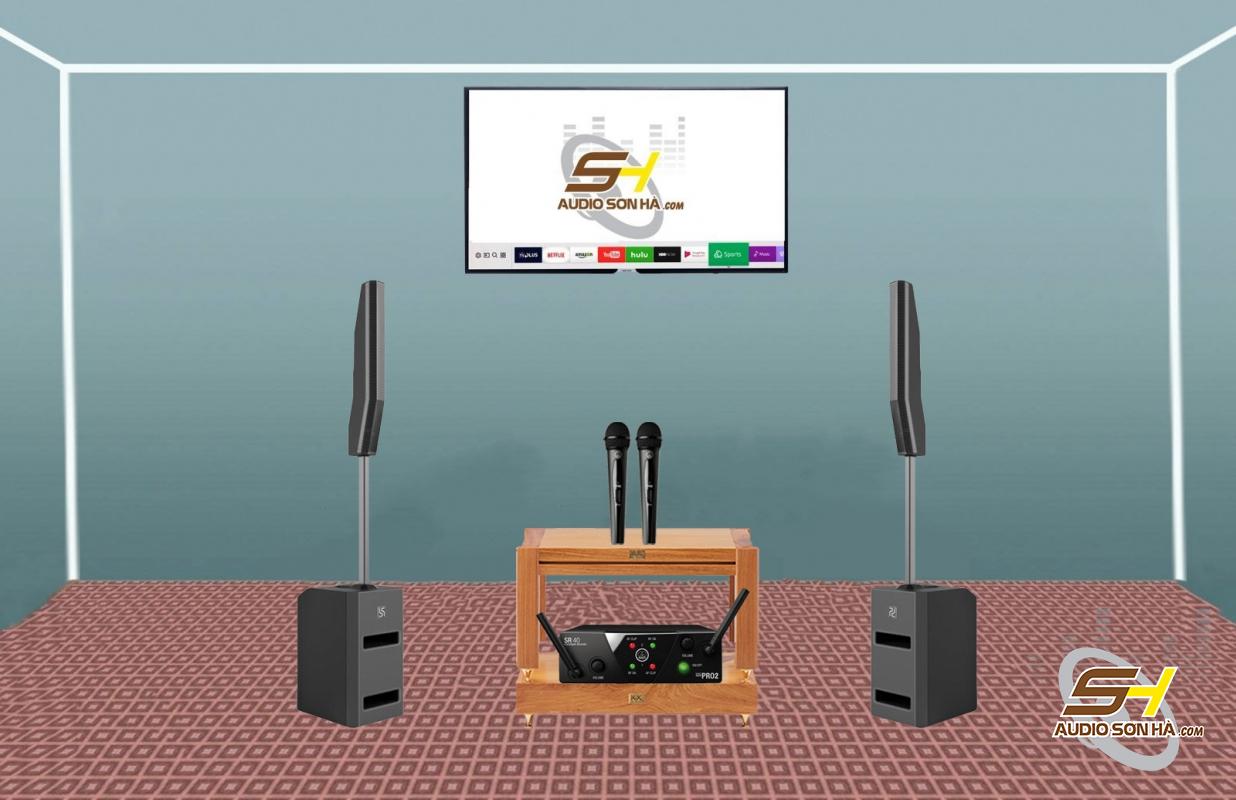 Hệ thống karaoke Loa Precision Drive PD ,SC1203 / Tặng Bộ Micro AKG WMS40 PRO Mini 2