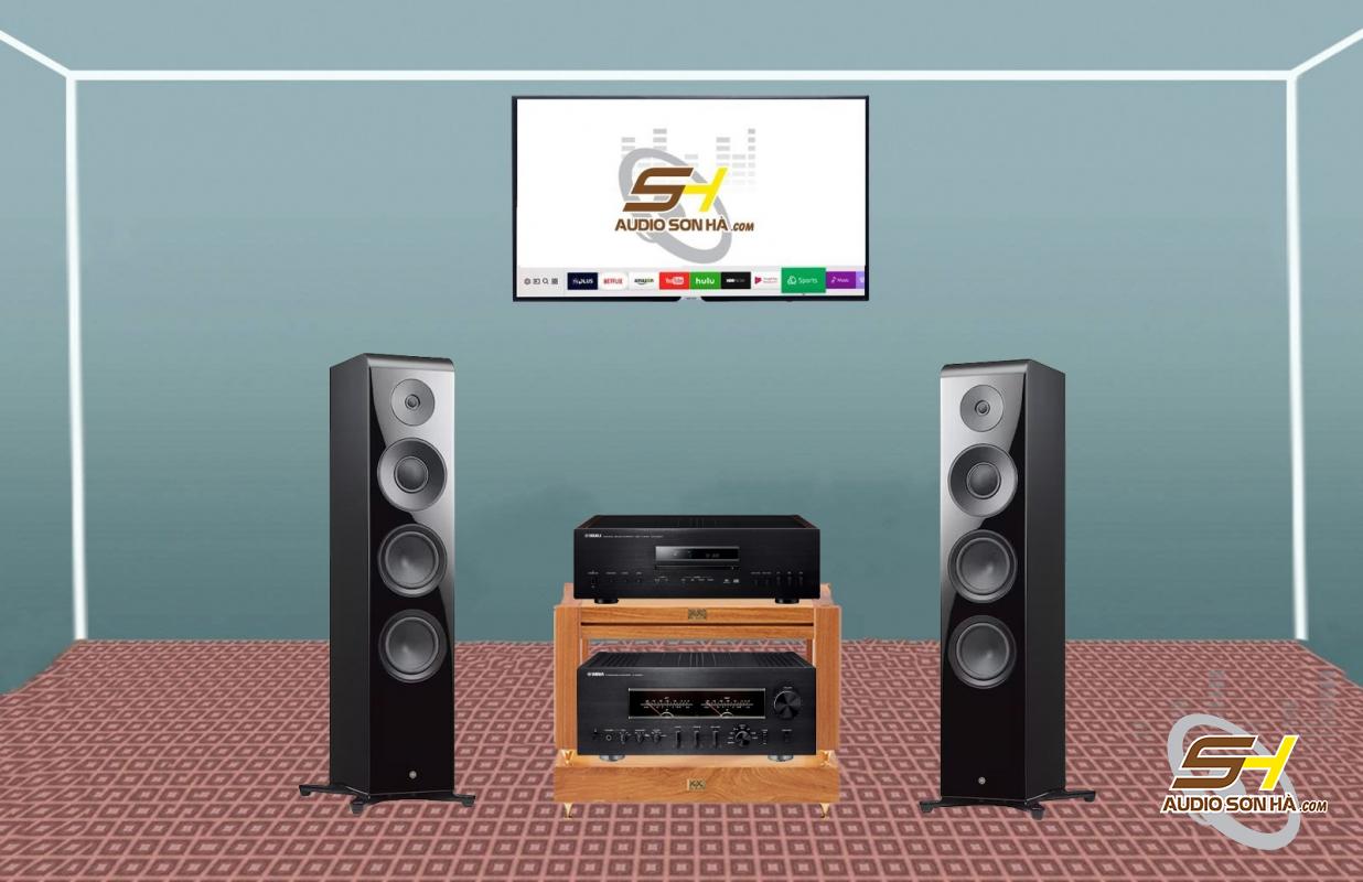 Hệ thống nghe nhạc Loa Yamaha NS-2000A & Amply A-S3200 + CD-S3000 