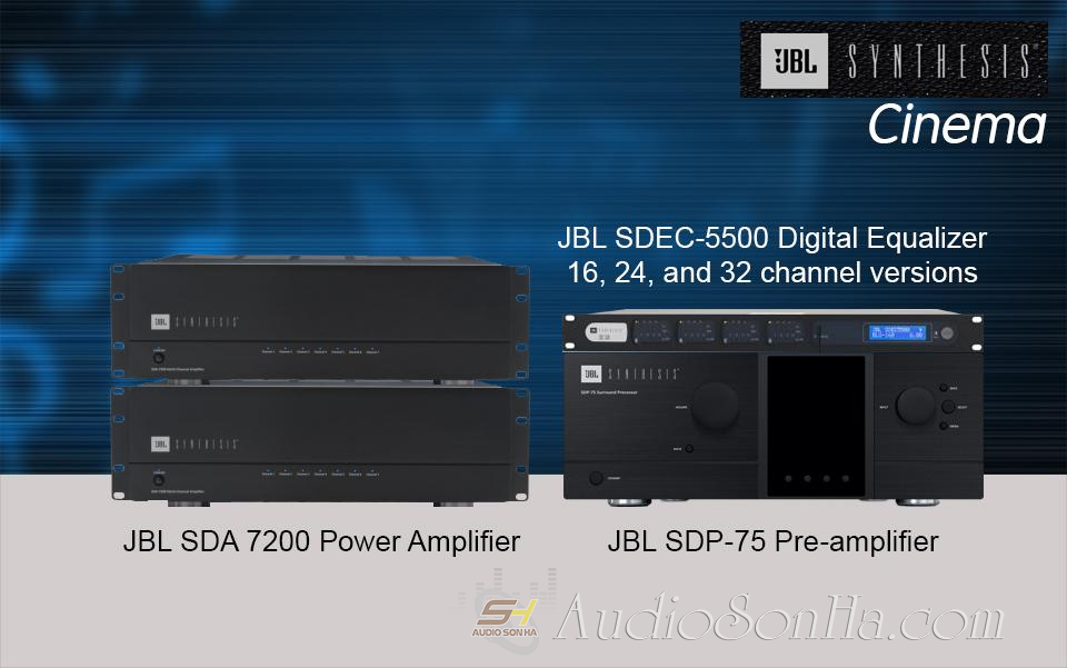 Hệ thống Pre Power phòng phim Hi End JBL