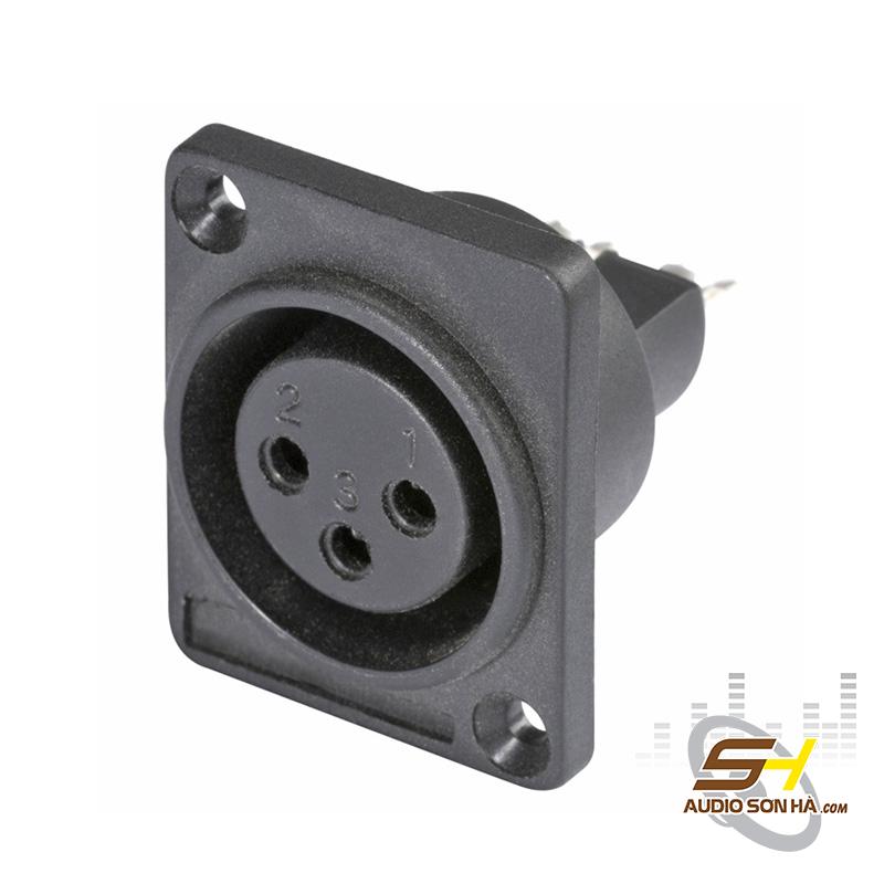 Jack XLR Cái Gắn Panel HICON HI-X3DF-P