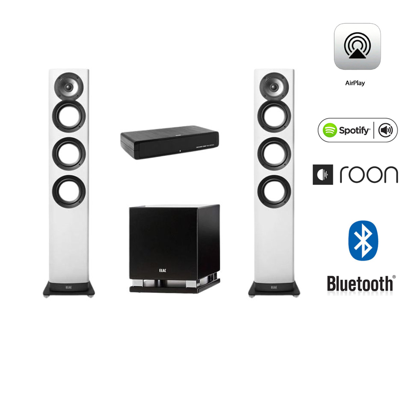 Loa Elac không dây Navis ARF51 + Elac DS-C101W-G/ Tặng sub Elac 2030  