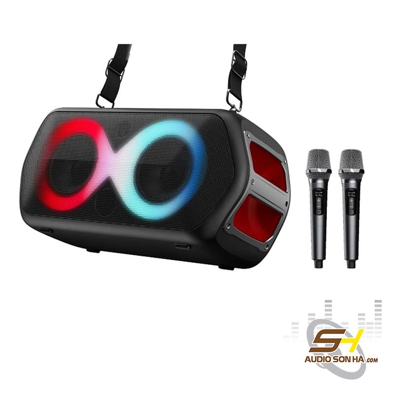 Loa karaoke Monster Musicbox Go , Cổng kết nối đa dạng có USB/ Kết nối Bluetooth 5.1