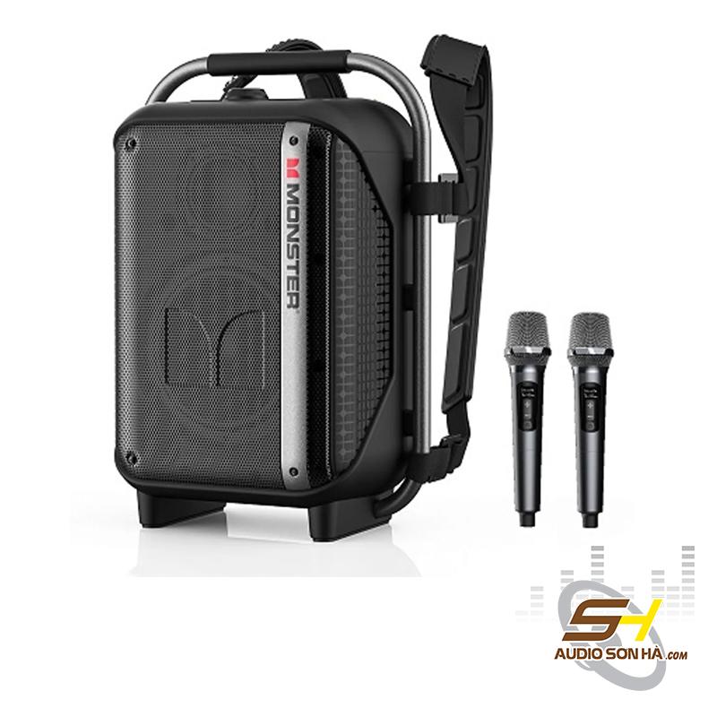 Loa karaoke Monster Party Go 20/ Bluetooth 5.3 - Hỗ trợ chống nước IPX5