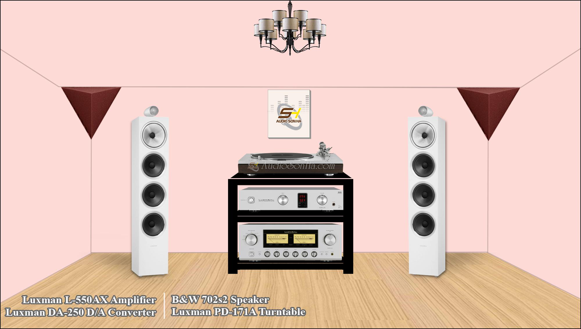 Luxman L-550AX và B&W 702s2