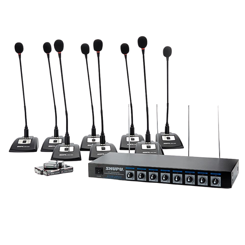 Micro  không dây  Shupu EDM-2800/Bộ 8 mic