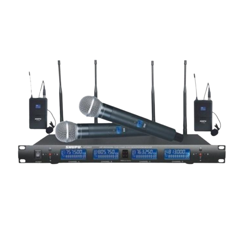 Micro không dây Shupu UCS-840 / Bộ 4 mic