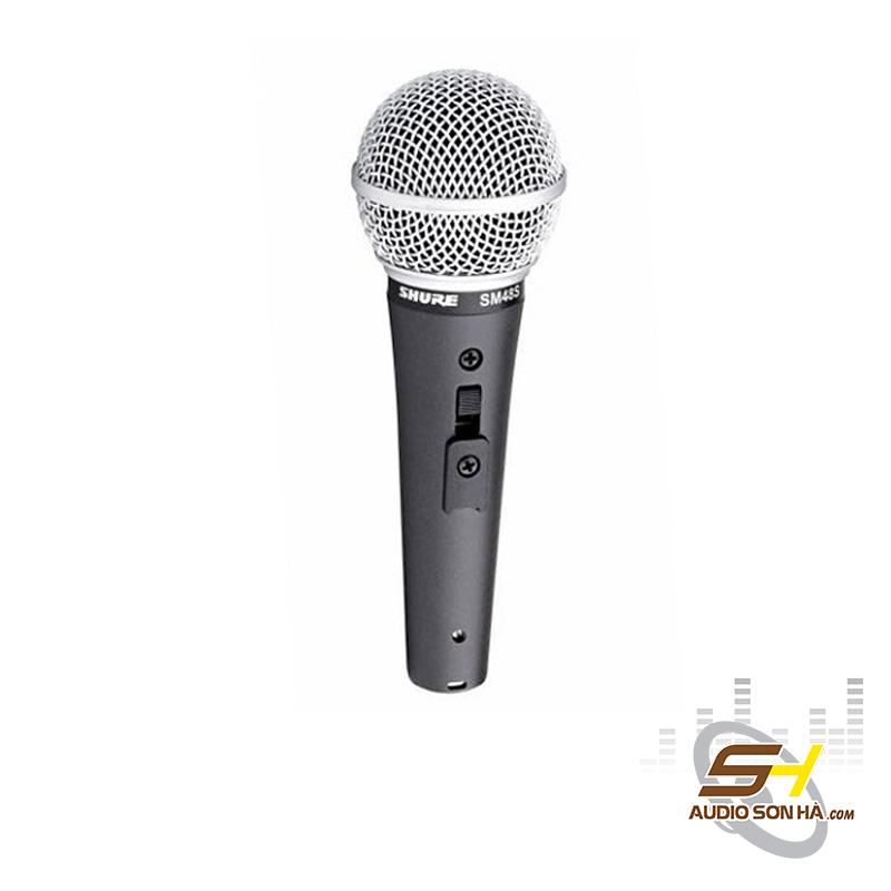 Micro Shure SM48S chuyên dùng cho hát live biểu diễn, karaoke và thu âm