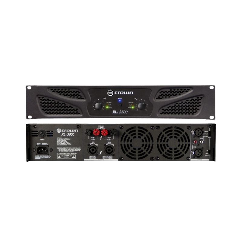 Power Crown XLI - 3500/ 4 Ohm Stereo: 1350W x 2 + 8 Ohm Stereo: 1000W x2 
