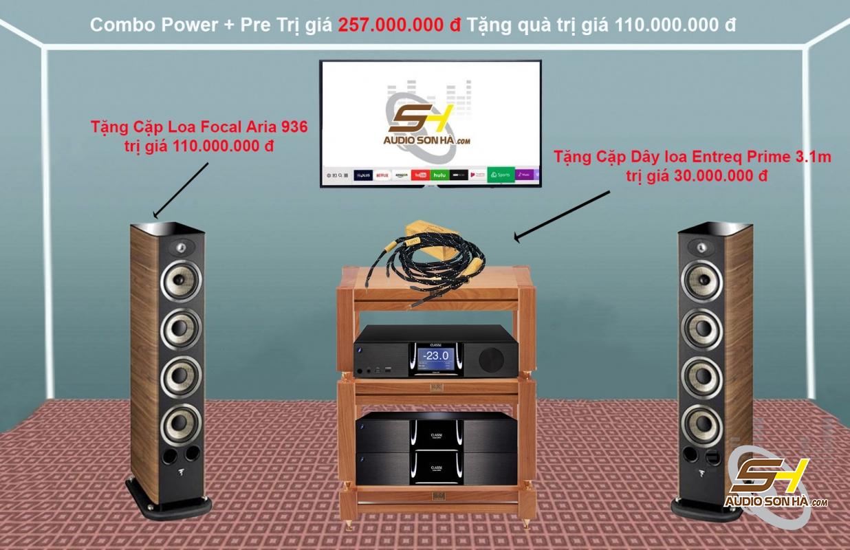 Classe Audio Pre Sigma SSP + Power mono block Sigma TẶNG